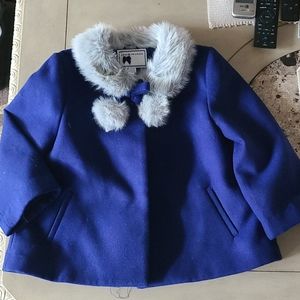 SOLD....Fur Pea Coat